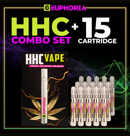 15 HHC cartridges 90% + SET