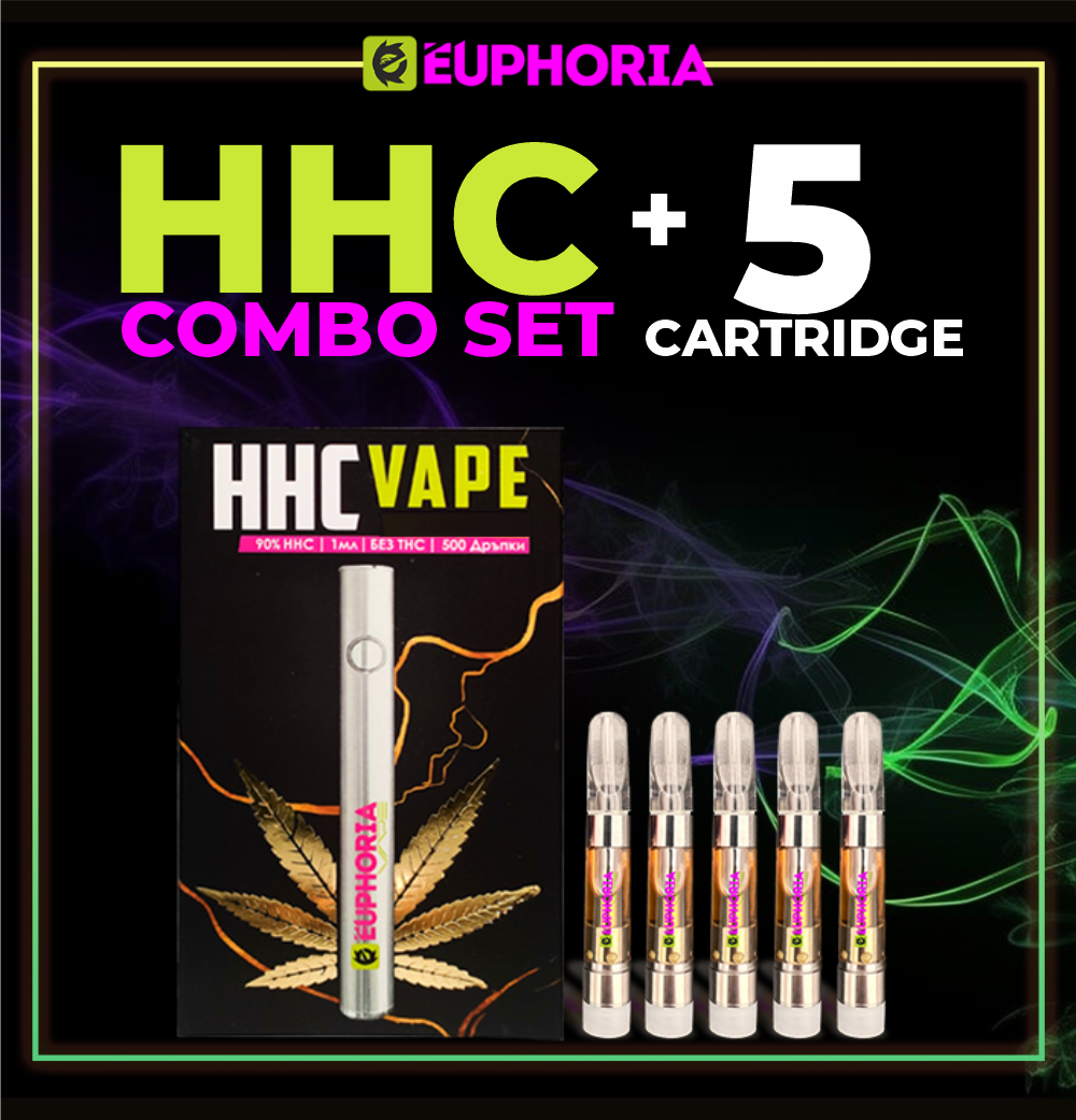 5 HHC cartridges 90% + SET